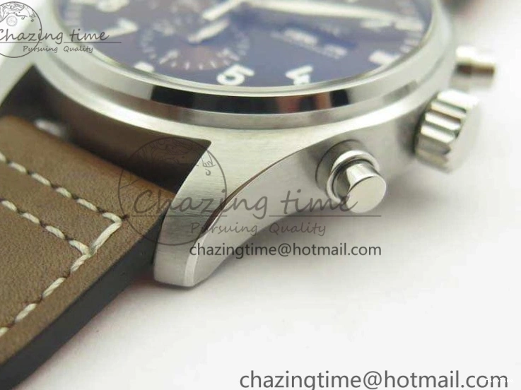 MIROTIME 0523 SunProtective Pilot Chrono IW377713 ZF 1:1 Best Edition Brown Dial On Brown Leather Strap A 7214